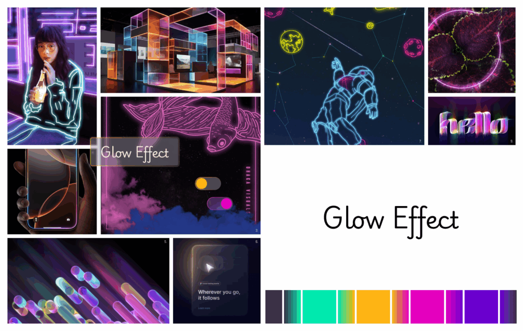 Moodboard "Glow Effect"
