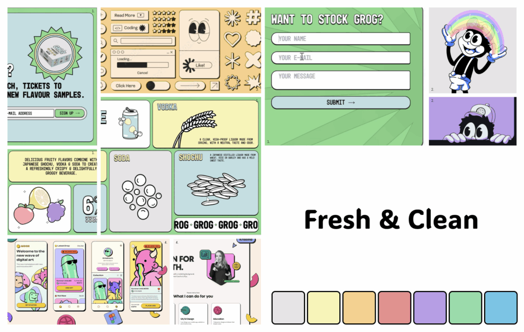 Moodboard "Fresh & Clean"